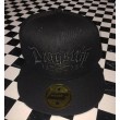 Dragstrip Kustom Black on Black 3d embroidery 13 N Bones Snap Back